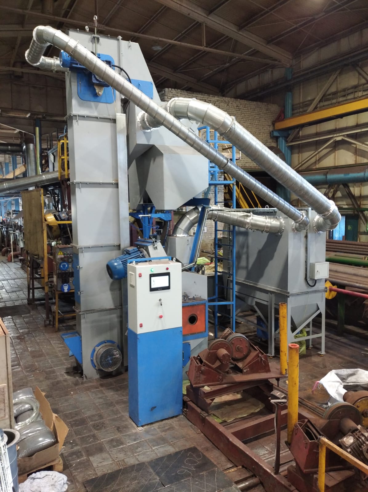 Монтаж трубного дробемета за 10 рабочих дней