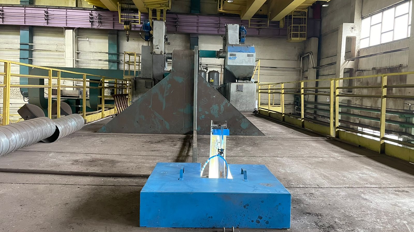 Ремонт дробемета для очистки цистерн выполнен 