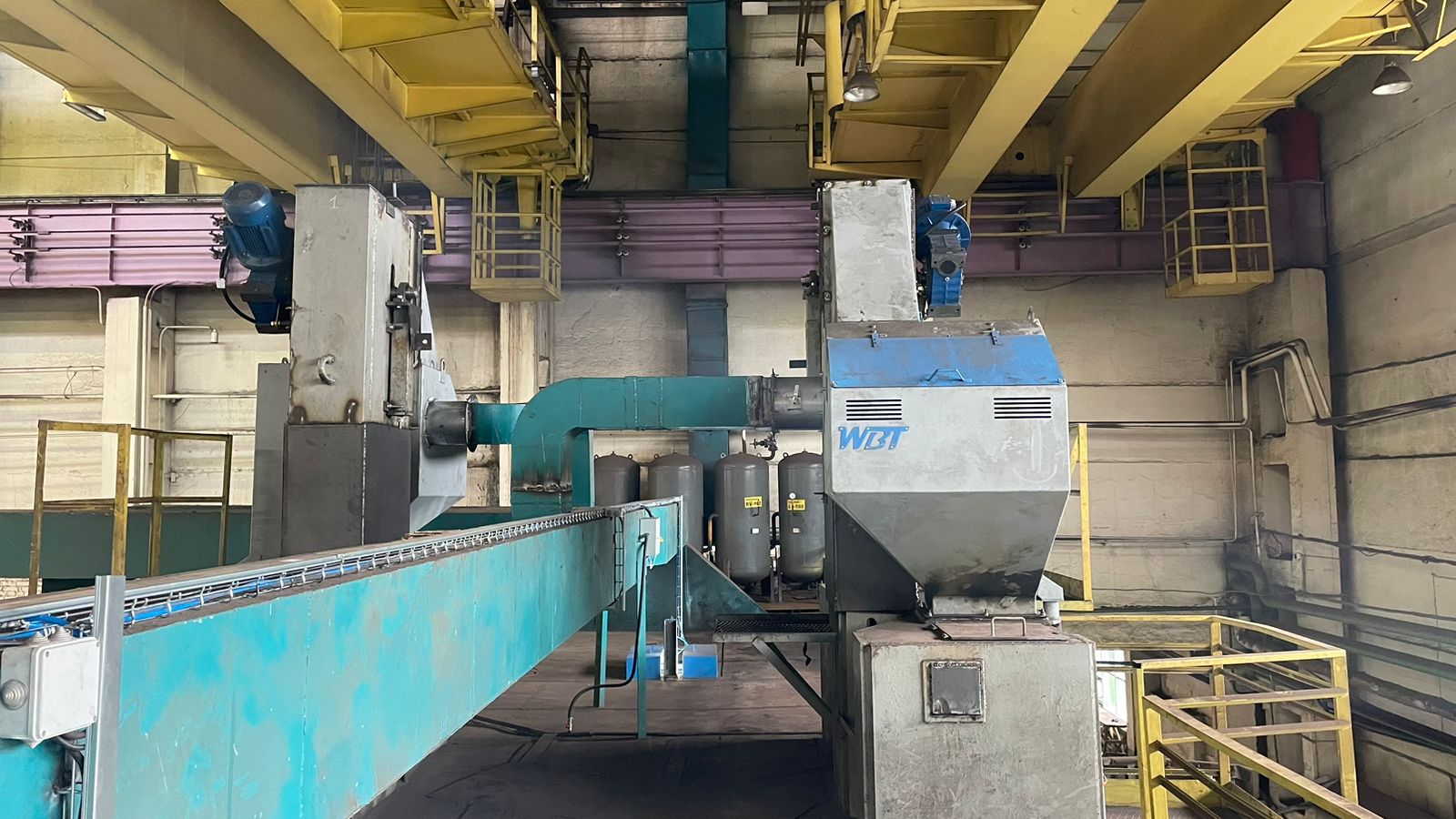 Ремонт дробемета для очистки цистерн выполнен 