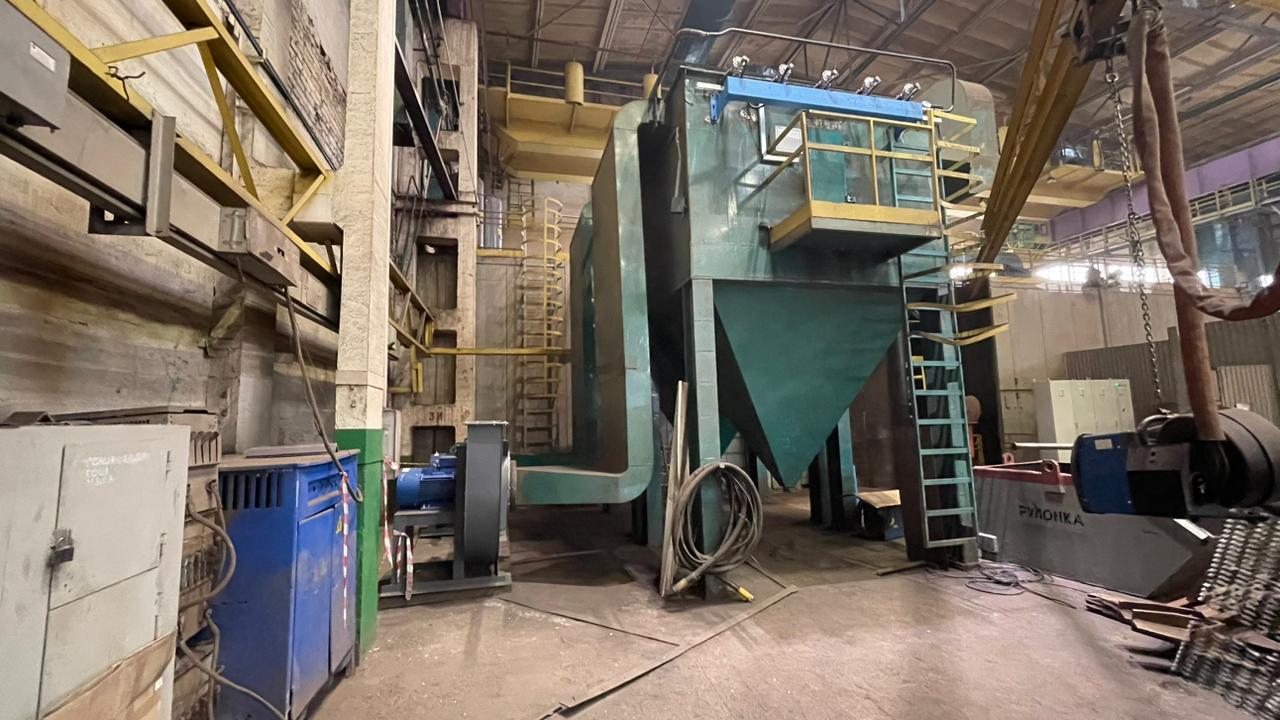 Ремонт дробемета для очистки цистерн выполнен 