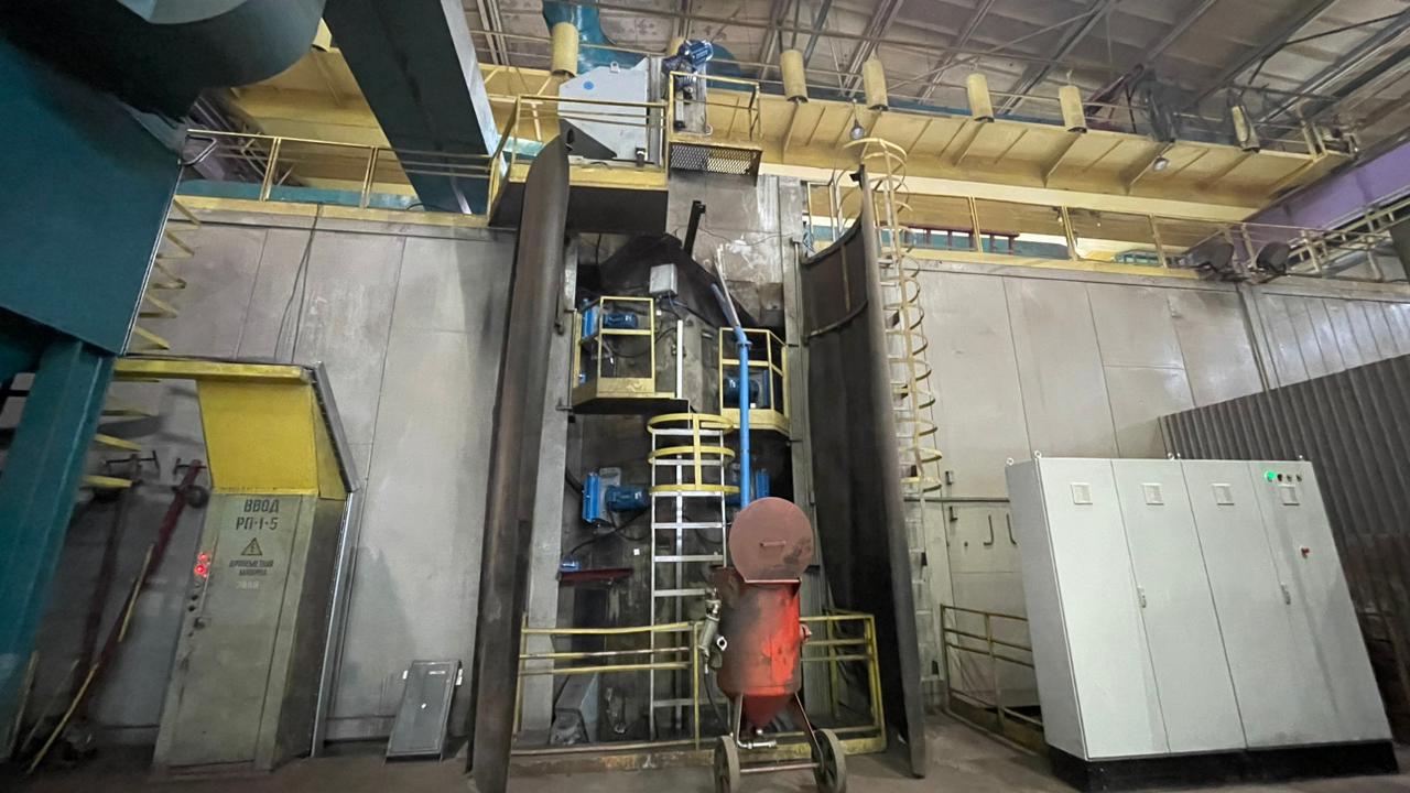 Ремонт дробемета для очистки цистерн выполнен 