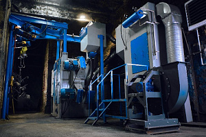 Hanger Type Machines, Roller Conveyor Shot Blast Machine